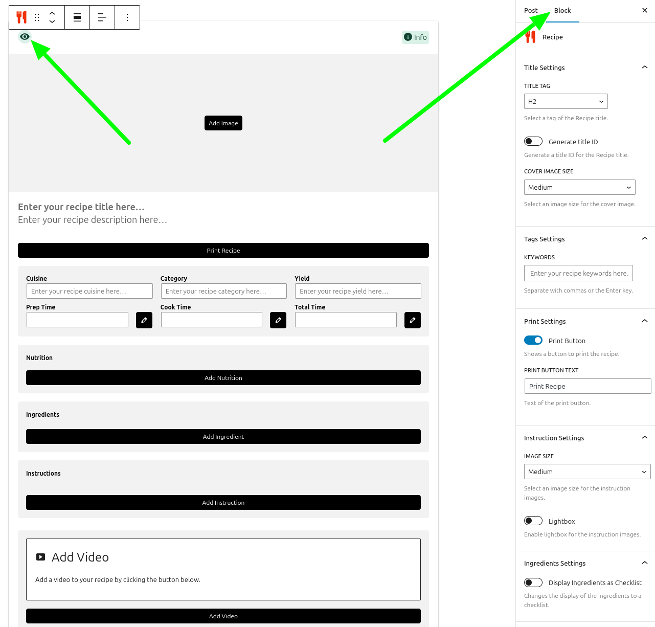 HowTo JSONLD Recipe ⋆ WPSC EN